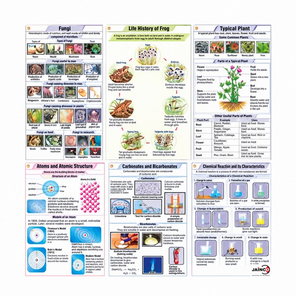 Science Educational Charts